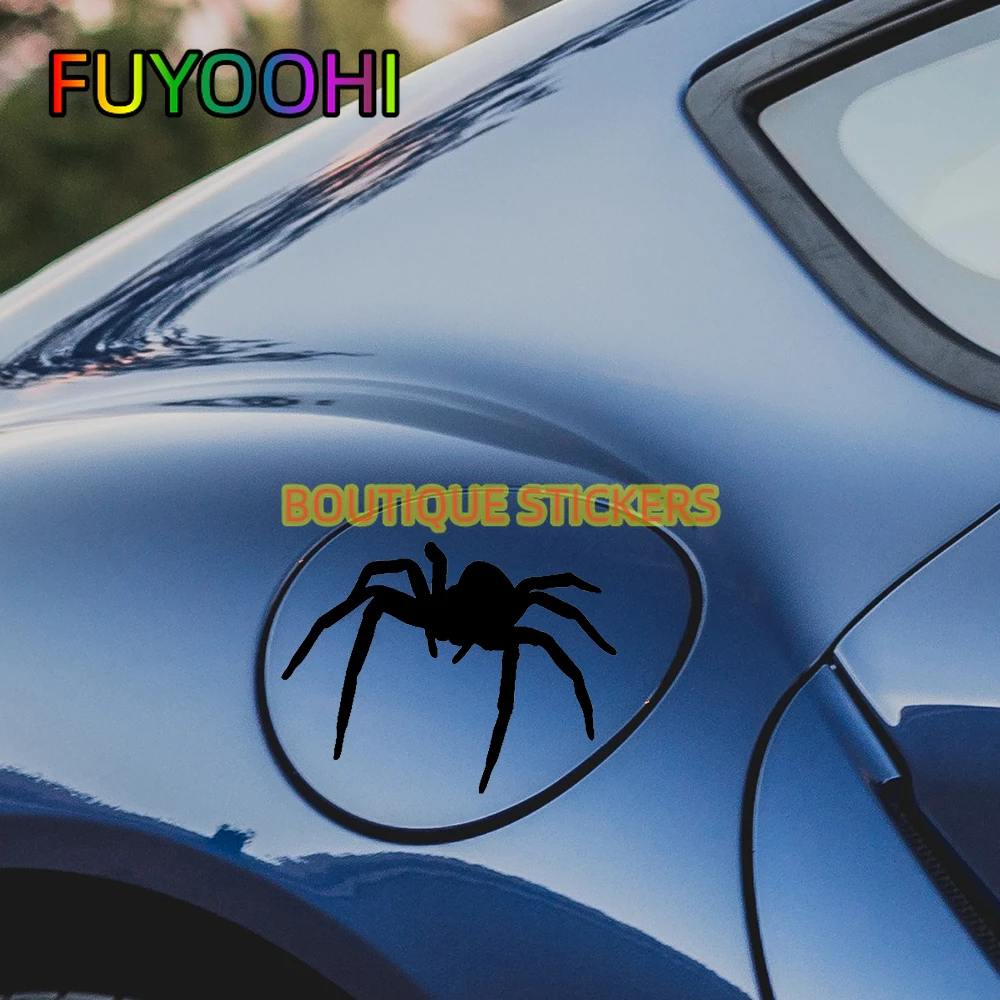 FUYOOHI Boutique Stickers Vivid Spider Car Sticker Heart Venom Animal Window Styling Decals Vinyl Reflective Car Decal