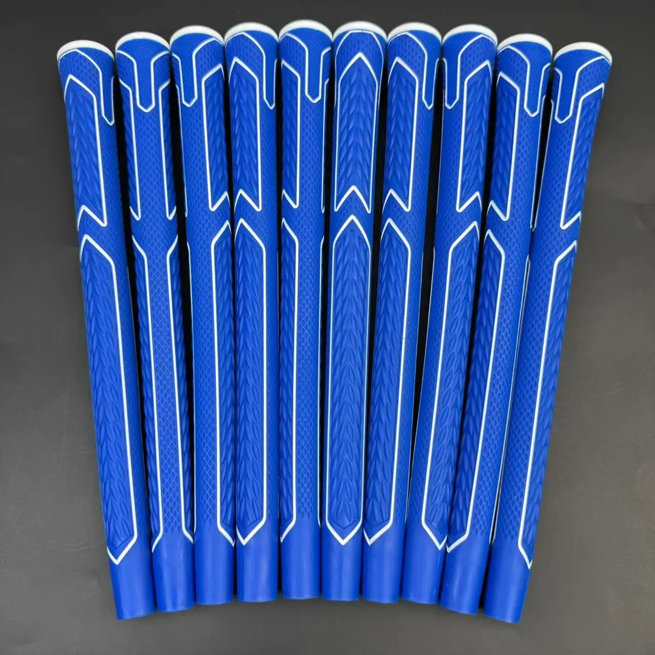 

2025 Jean Carlo Neon Blue TPE Grip 7pcs/10 pcs/13pcs/20pcs/50pcs lot Golf Grips TPE Non-slip Fluorescent Golf Grips