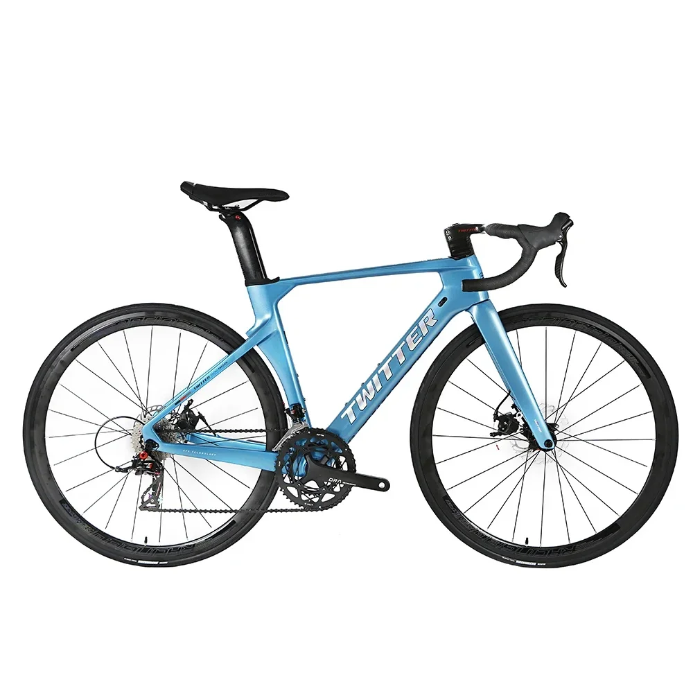 

TWITTER-R10XTT RS-22S T800 Carbon Fiber Road Bike,Pure Oil Brake with Hidden Internal Cable Routing,bicicleta bycicle велосипед