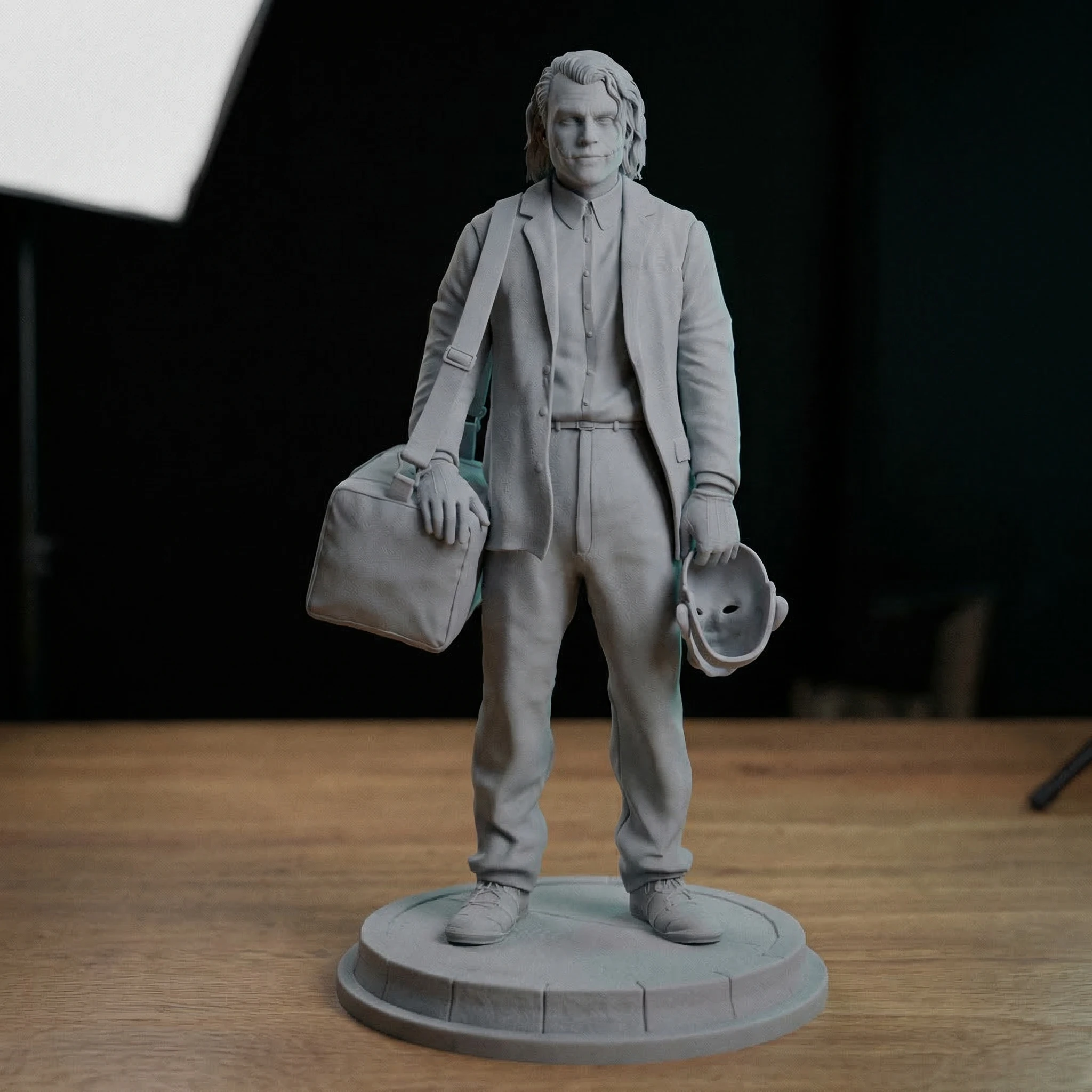 1/18 1/12 Bank robber Heath Figure Unpainted Unassembled 3D Printing Model Garage Kits (Requires Painting and Assembly)