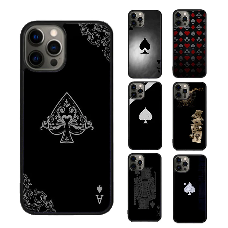 Poker Surreal Aesthetic Art Phone Case cover For iPhone SE2020 15 16 14 13 12 11 Pro Max Coque For Apple 8 PLUS 7 fundas