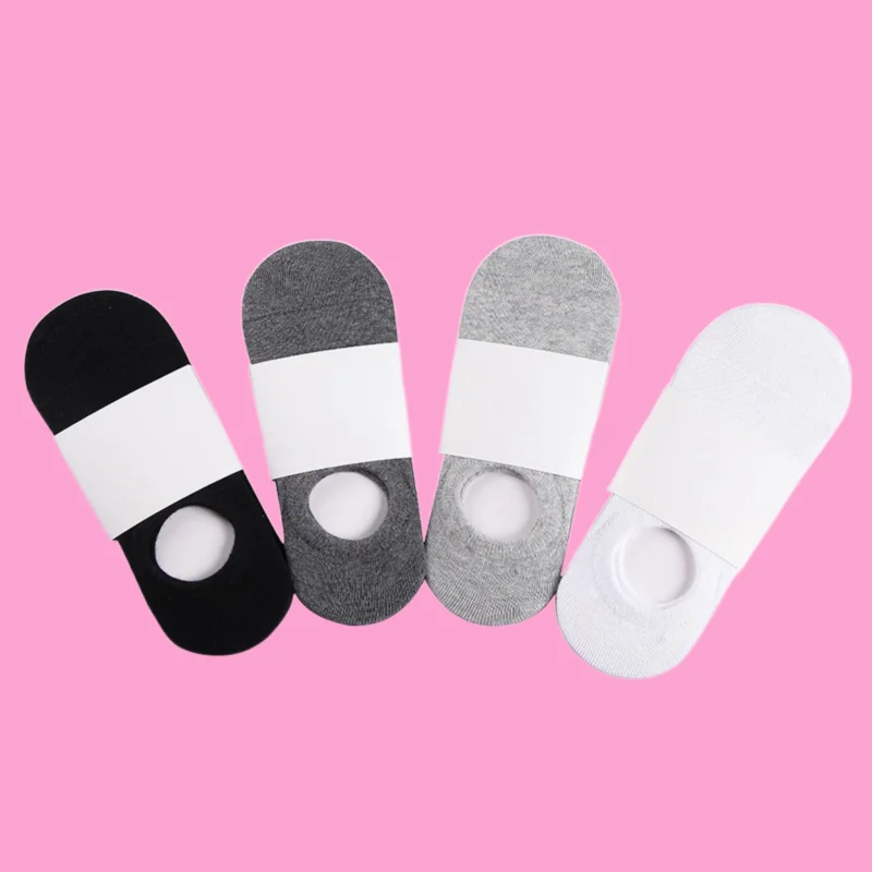 

5/10 Pairs New Summer Thin Low-cut Shallow Cotton Women's Casual Socks Sweat-absorbent Boat Socks Mesh Silicone Invisible Socks