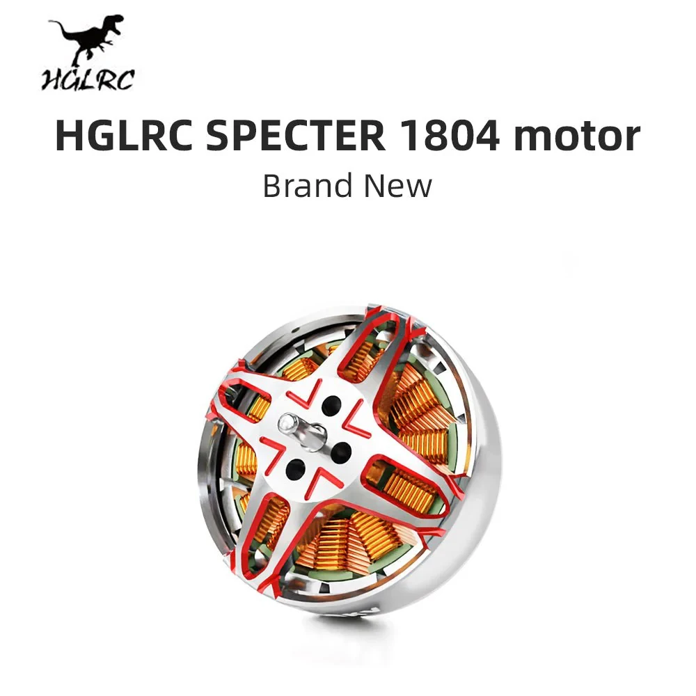 HGLRC SPECTER 1804 2450KV 4-6S Brushless Motor Matches 5-6 Inch Props For FPV Freestyle Drone DIY Spare Replacement Parts