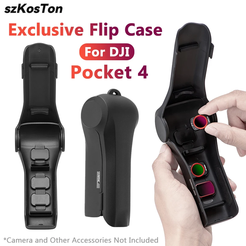 Impact Resistant Protective Case for DJI Osmo Pocket 4 Flip 