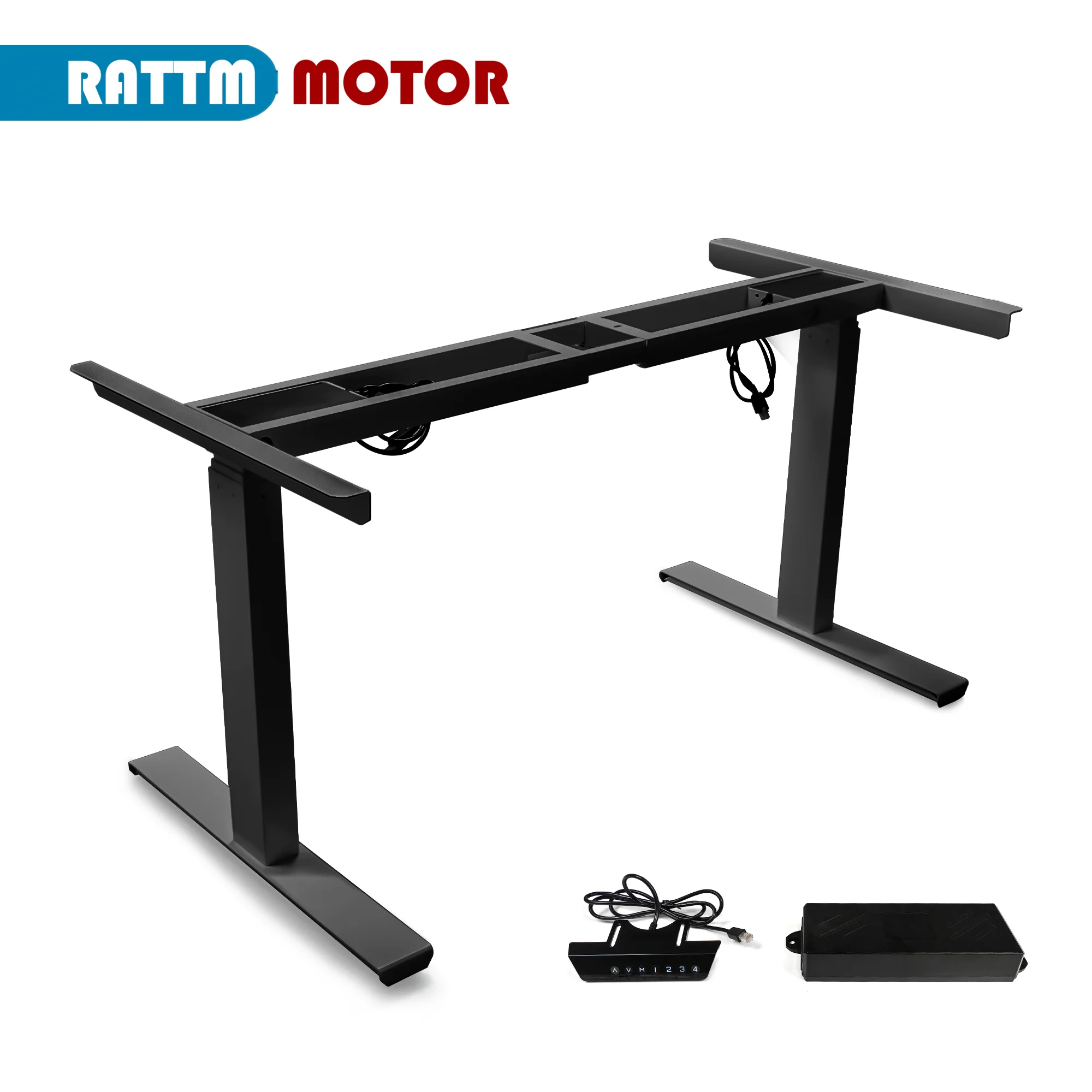 【 Eu】 2023 elektrischer Hub tisch Doppel stehende Beine Motor verstellbare Höhe und Breite Tisch halterung Home Office Smart Schreibtisch rahmen