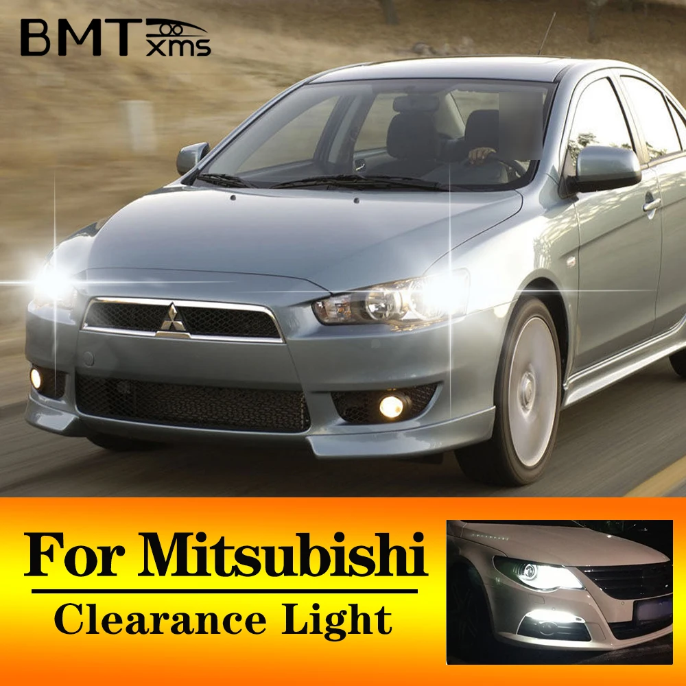 

BMTxms 2X T10 W5W LED Bulb Car Parking Lamp Canbus Interior Clearance Light For Mitsubishi Lancer 2001-2013 2014 2015 2016 2017