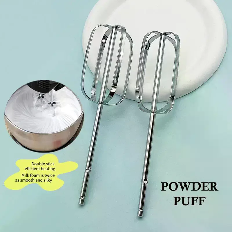 1/2Pcs Stainless Steel Hand Mixer Beaters Attachments Easy Clean Mixing Whisk For Baking Cake Kitchen Appliances Hot Sale - Image 2