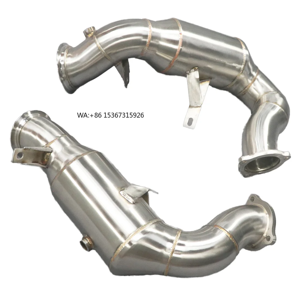 

MacanS Turbo Exhaust Downpipe Header Compatible with Turbo Models