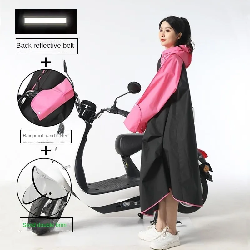 النساء المطر مقاوم للماء السائق غطاء المطر المتكاملة معطف واق من المطر دراجة معطف واق من المطر امرأة المرأة معاطف المطر 2023 معطف الرجال