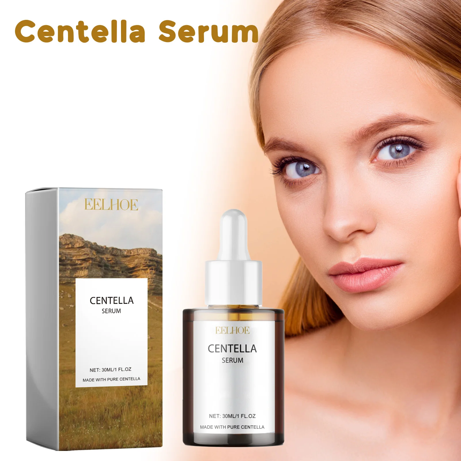 Centella Asiatica Skincare Set: Gentle Cleansing, Moisturizing & Brightening for Long-Lasting Hydrated, Smooth Skin