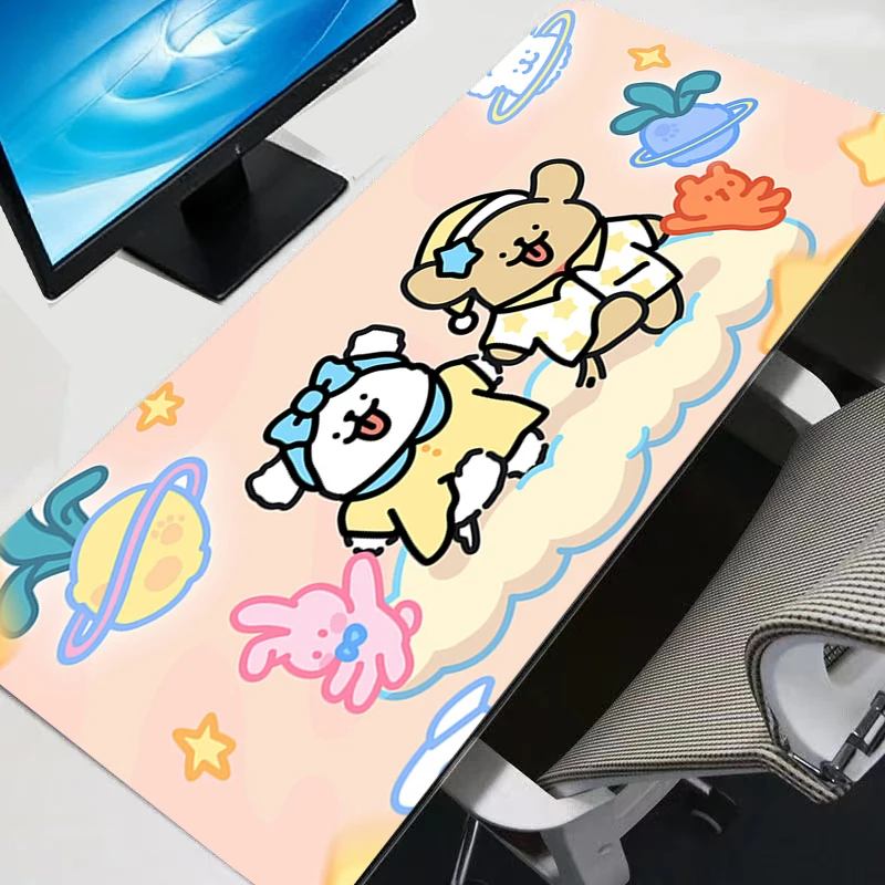 

Аниме-коврик для мыши, аксессуары для ноутбуков и гейминга, коврик для клавиатуры в стиле Ins с собачкой, кавайный геймерский настольный коврик, офисный ПК-коврик, мультяшный коврик для мыши, коврик-покрытие