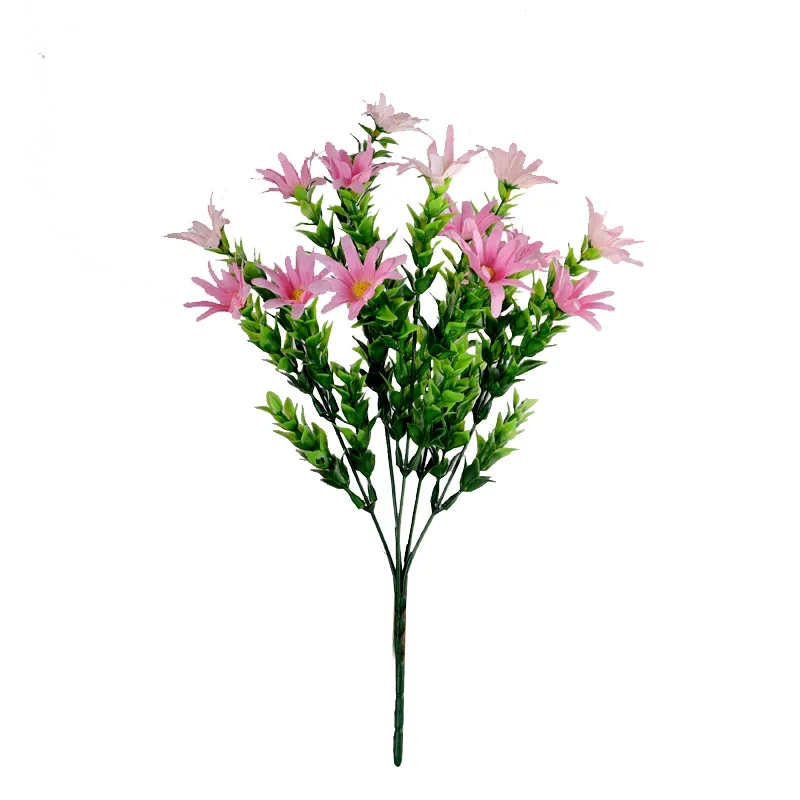 A Small Bunch of Artificial Flowers Fake Bouquets Plastic Flowers Living Room Furnishings Floral Arrangements