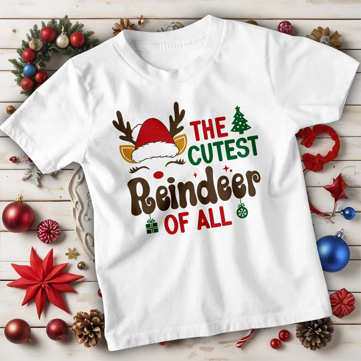 Girls Reindeer Sant…