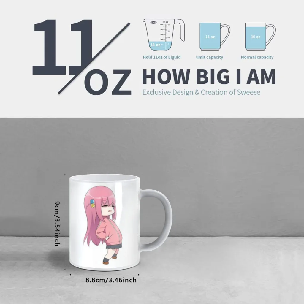 BOCCHI THE ROCK New Creative Color Changing Mug Ceramic Coffee Milk Tea Cup Gifts Free shipping