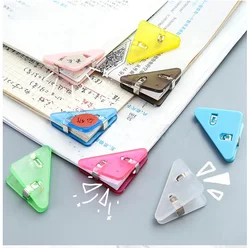 Creative Triangle Clip Bill Clip Book Paper Corner Clip Binder Clip For Desk Storage Shelf Office Desktop Organizer Stationery