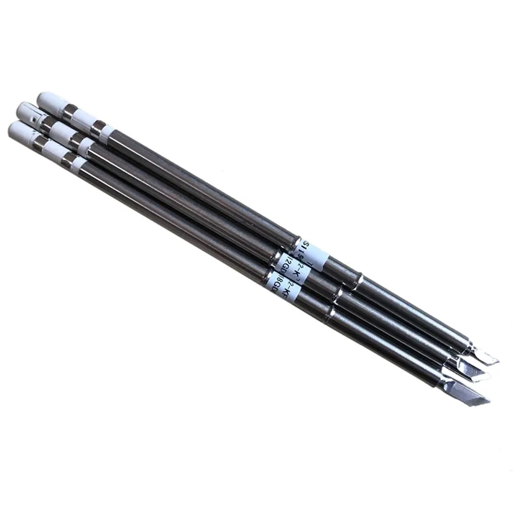 T12-K KU For KF Soldering Iron Tips Set 3Pcs For KF Station Welding Stings High Tin Melting Metal Alloy Repair Tools