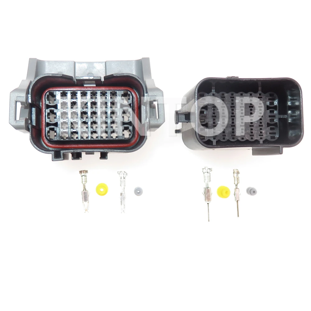 1 Set 36 Pins Auto Waterdichte Socket Met Draden 1743062-2 1743059-2 Auto Mannelijke Vrouwelijke Ecu Composiet connector Automotive Onderdelen