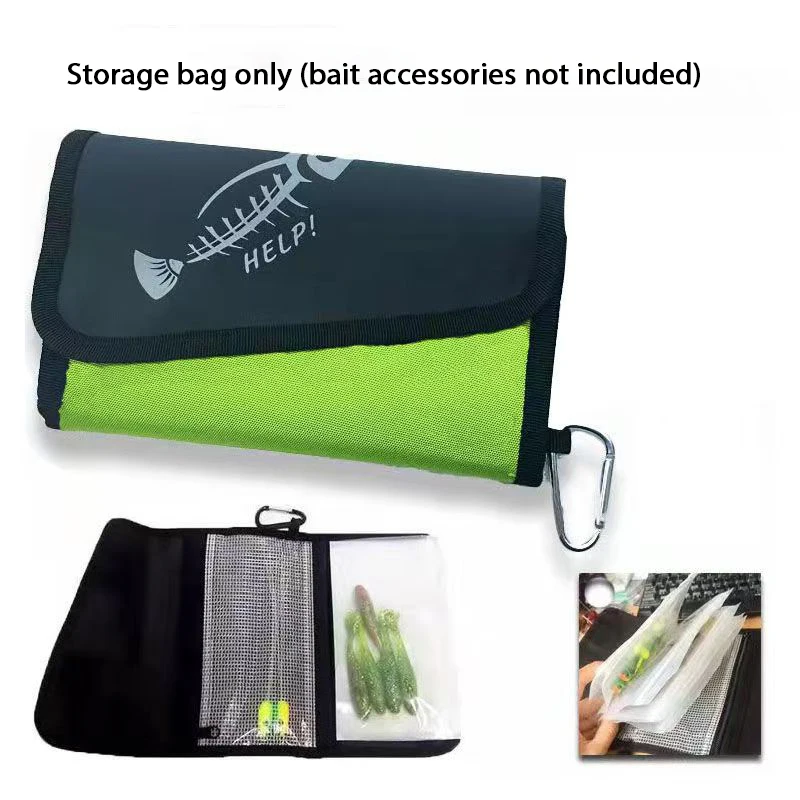 Fishing Soft Bait Storage Bag, Lure Storage Bag, Fishing Accessories Storage Bag, Fishing Gear Storage Bag, Fish Hook Storage Bag