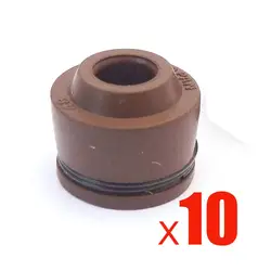 10 pçs selos de óleo da haste válvula do cilindro motor da motocicleta para gy6 50cc 125 150cc qmb139 157qmi 152qmi scooter ciclomotor