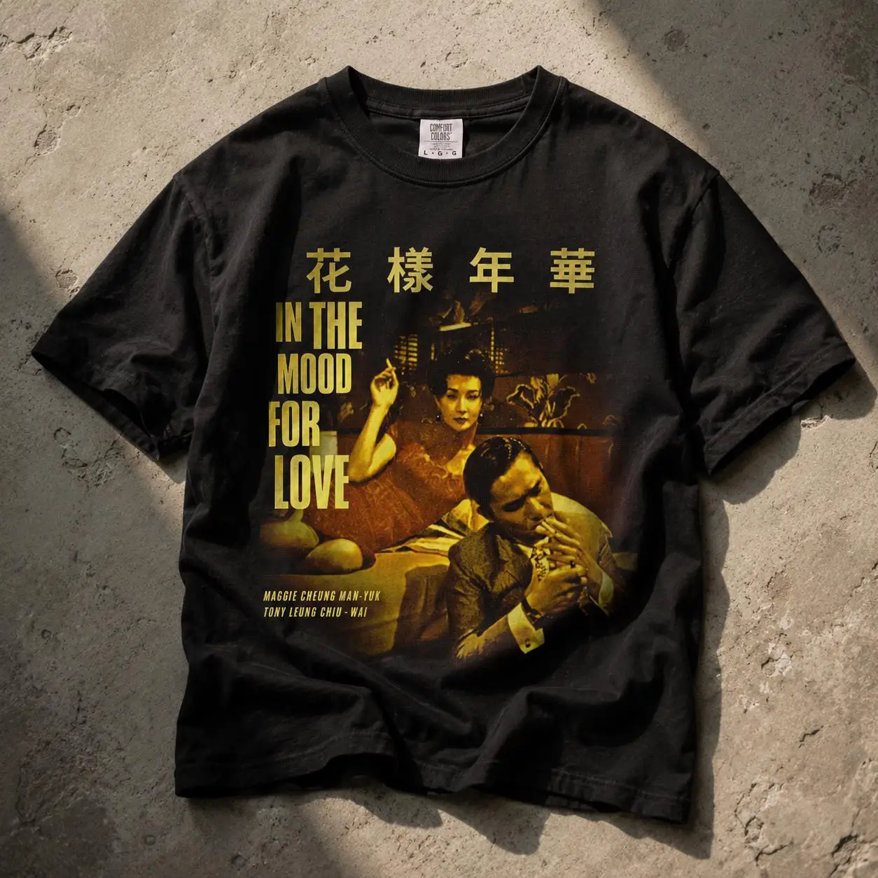 In the Mood for Love Film Shirt, Wong Kar-Wai Cinema Tee Summer unisex Loose and Breathable cotton T-shirt Top