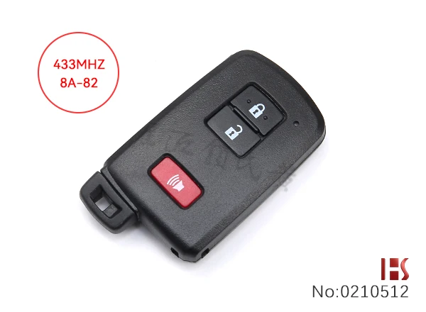 สําหรับ 2016-2018 Toyota Land Cruiser Smart Key F43 พอร์ต/433MHz / 8A Smart Key REMOTE FOB