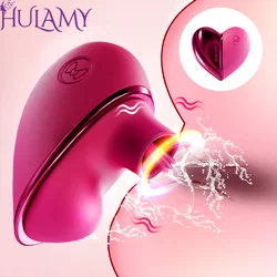 Heart-Shape Tongue Licking Vibrator Female Powerful Oral Nipple Clitoris Stimulator Massager Adults Goods Sex Toys for Women