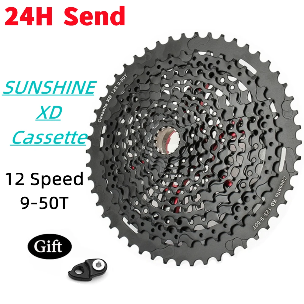 

SUNSHINE XD Cassette 12 Speed 9-50T Freewheel MTB Bicycle Sprocket Mountain Bike Flywheel Fit For SRAM GX EAGLE Sram Gx Eagle12