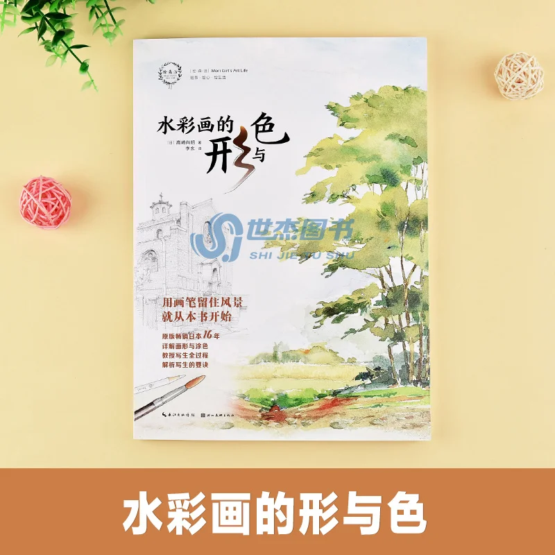 The Shape And Color Of Watercolor Painting Book Japanese Watercolor Master Teaches You To Draw A Good Watercolor Landscape