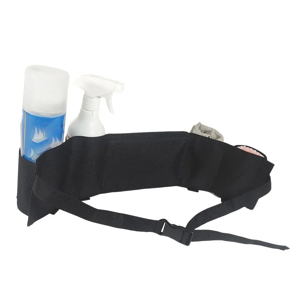 Waterproof Beer Soda Bottle Holder Belts Adjustable Tool Storage Cleaning Tool Waist Bag Oxford Large Capacity Tool Pouch