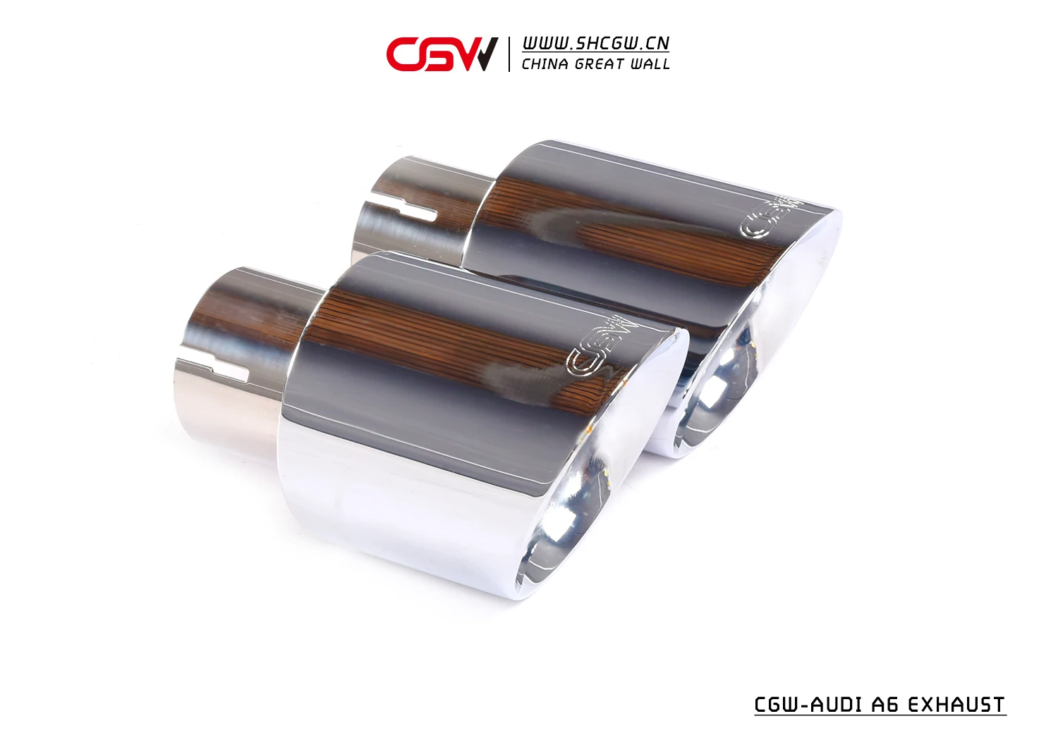 A6 C8 3.0T Catback with Four Tips