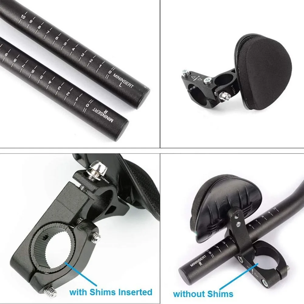 

Прочный крепежный зажим для велосипедного руля из алюминиевого сплава ​ ​ Противоскользящие ручки для велосипеда, черные, для шоссейных велосипедов, для длительных поездок