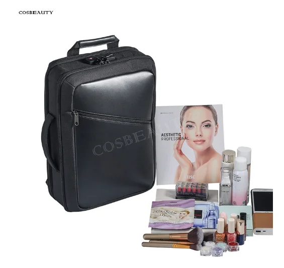 Women travel Cosmetic backpack Bag dresser beauty make up case professional cosmetician backpack bag Makeup artist backpack bag