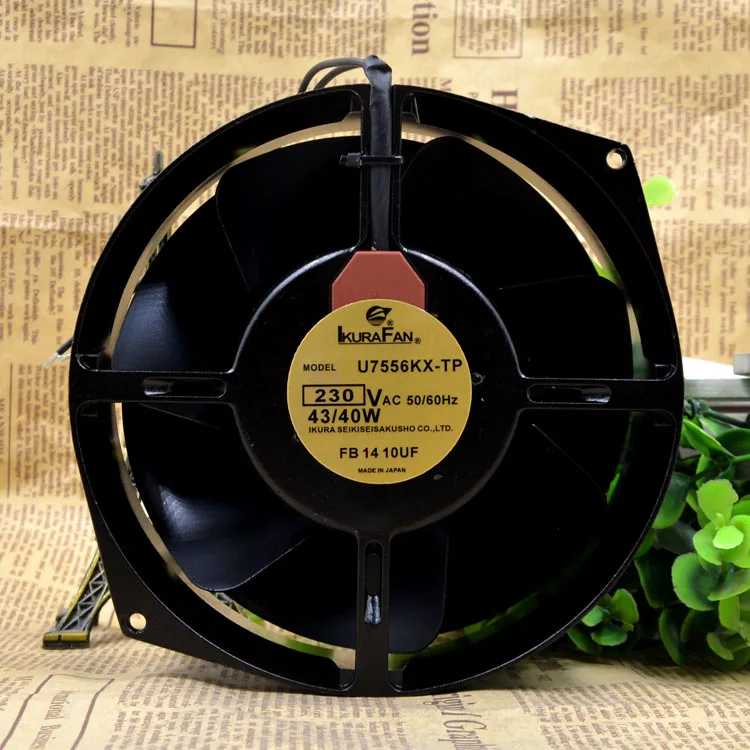 NEW ORIGINAL U7556KX-TP 230v 43/40W 17255 172x172x55mm COOLING FAN RADIATOR