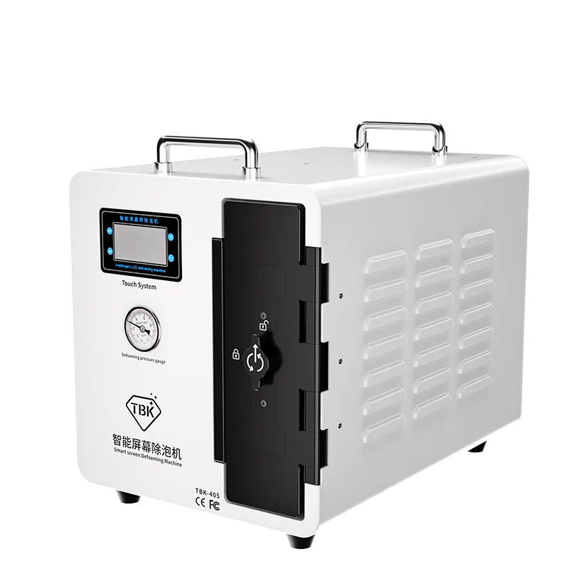 

TBK TBK-405 Curved Screen Refurbished Mini LCD Autoclave Bubble Remover Machine PLC Core Components Aluminum Alloy 400W CE ROHS