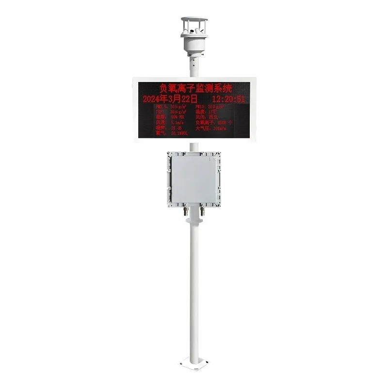 Negative oxygen ion monitoring system Wetland Park Botanical Garden Air Quality Intelligent Measurement