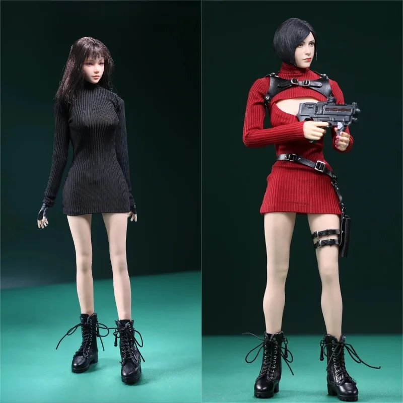 

Платье с длинными рукавами в масштабе 1/6, боевая форма с крючком для пистолета, комплект одежды, модель для 12-дюймовой PH TBL, экшн-фигурки, игрушки