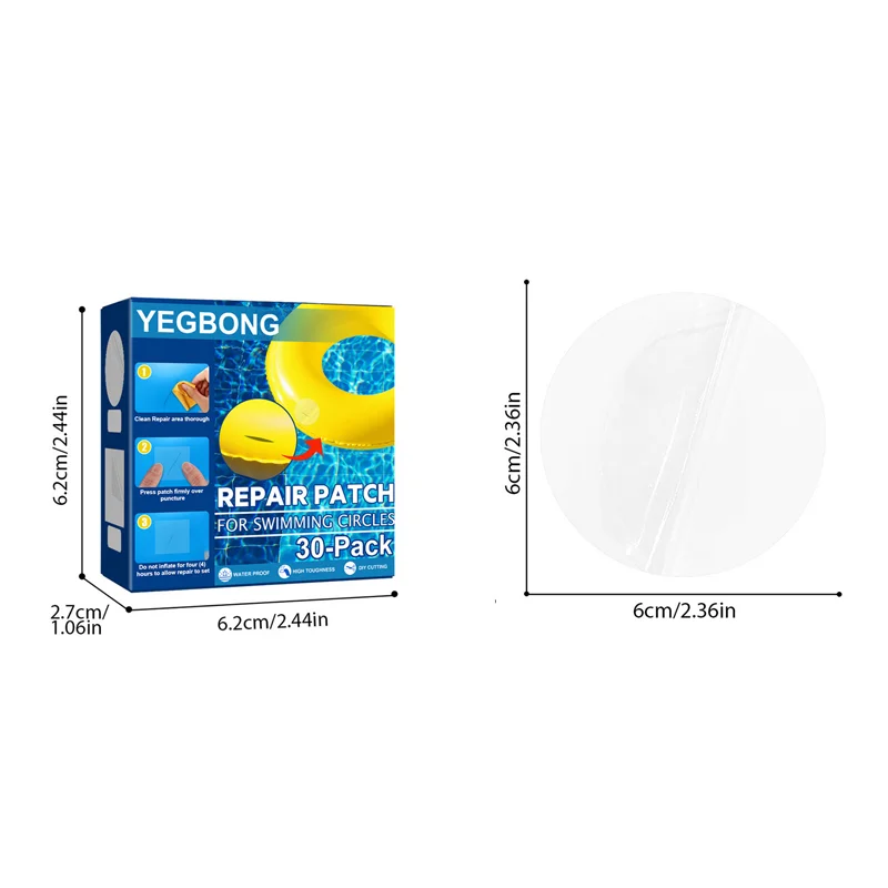 30 sztuk łatka naprawcza do pierścienia pływackiego samoprzylepna łatka z podszewką nadmuchiwana pływająca łódź wodoodporna naklejka uszczelniająca