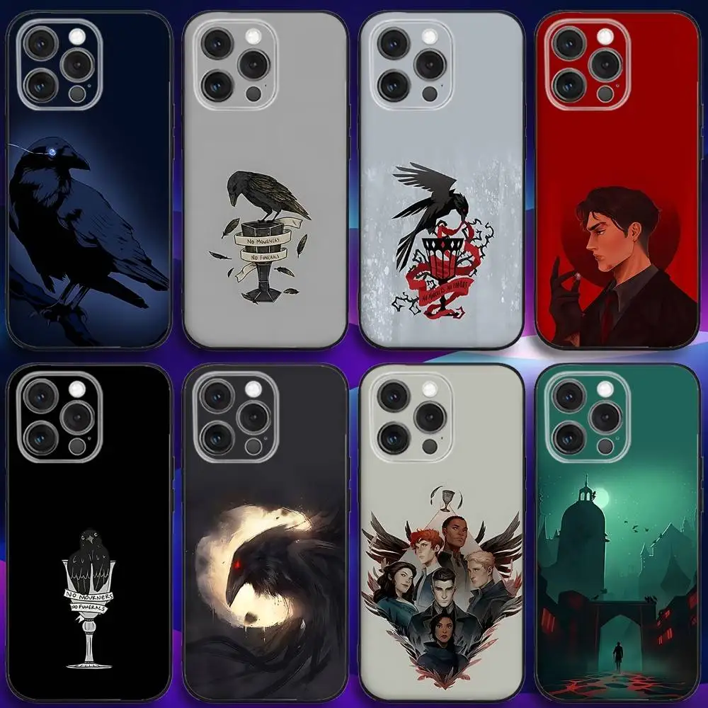 

S-Six Of C-Crows Phone Case For iPhone 17,16,15,14,13,12,11,Pro,Max,Plus,X,XS,SE4,E,Mini,Soft Black Case