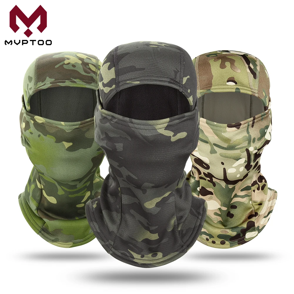 Winter Wärmer Taktische Motorrad Balaclava Camouflage Motocross Volle Schal Maske Gesicht Abdeckung Motorrad Reiten Fahrrad Kappe Männer Frauen