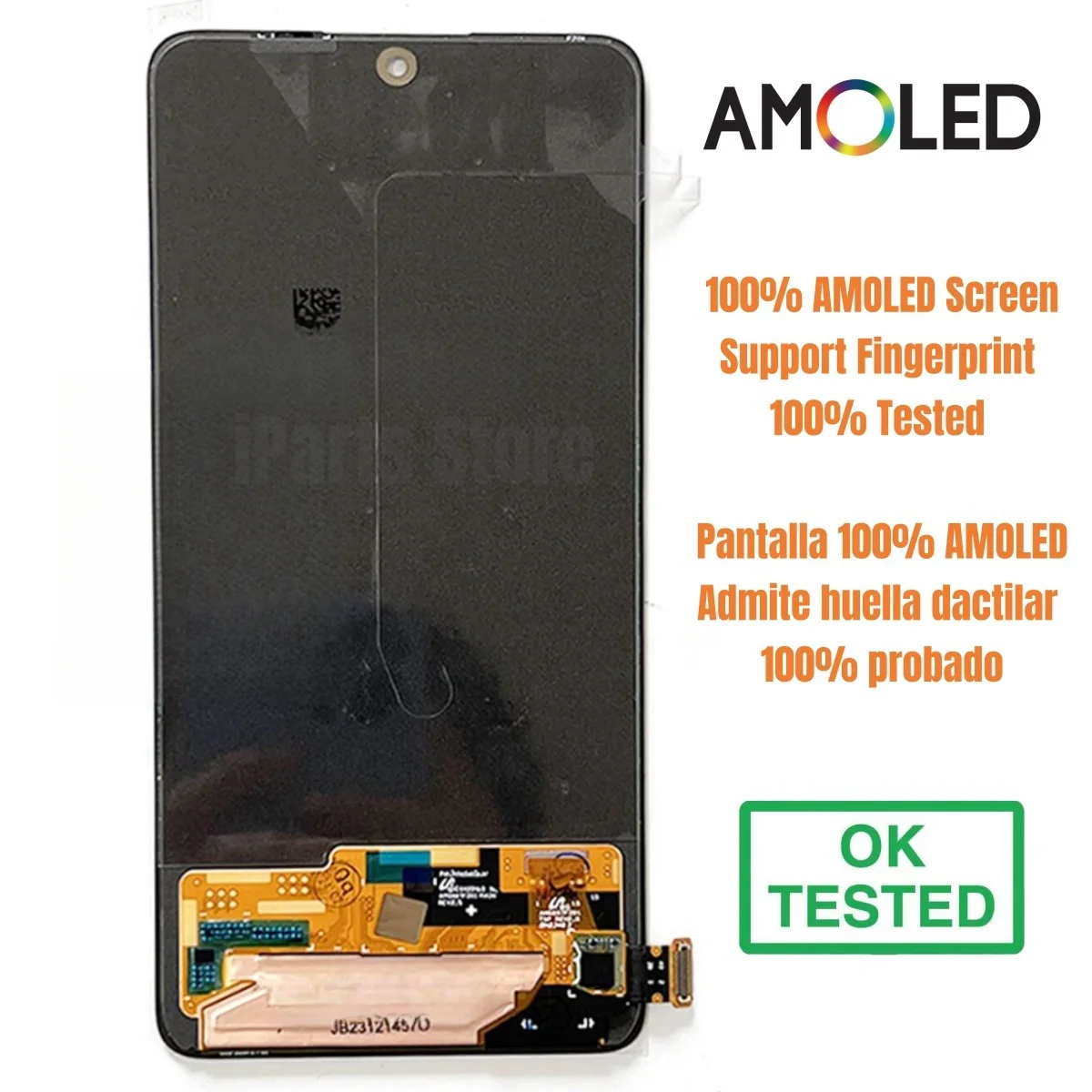 IParts-Replacement AMOLED Display Touch Screen Assembly for Xiaomi Redmi Note, 4G, 23129RAA4G, 23129RA5FL, Repair Parts