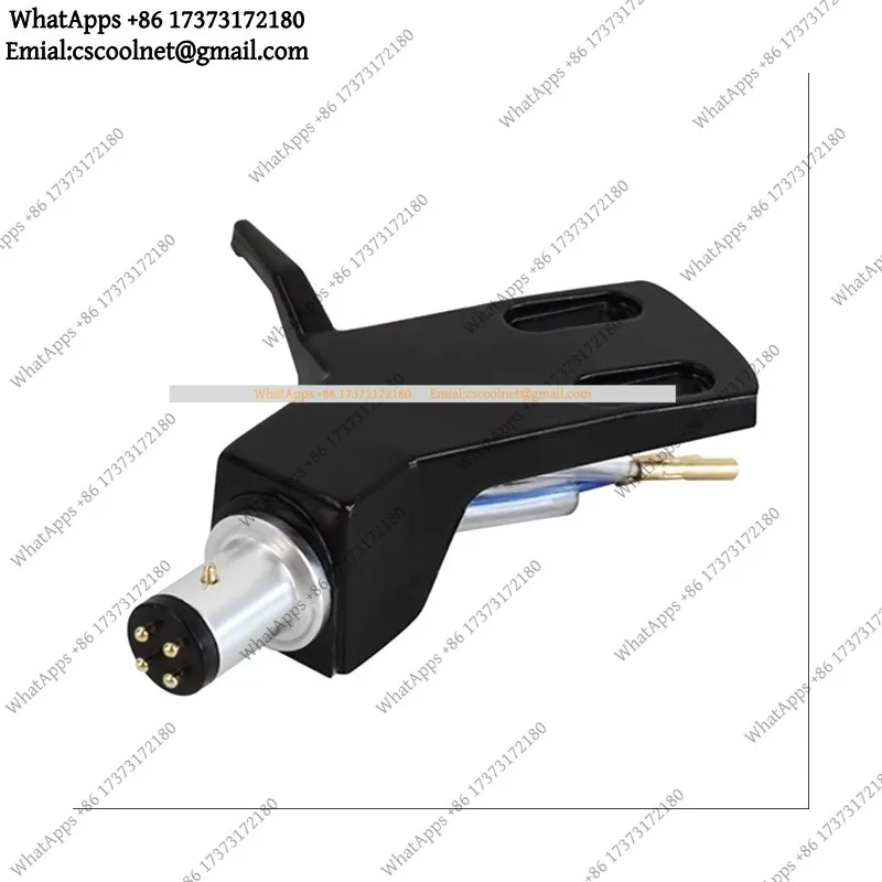 k06 Aluminium Alloy Turntable Headshell Phono Stylus Cartridge Replacement Record Player Needle Holder Rack Black
