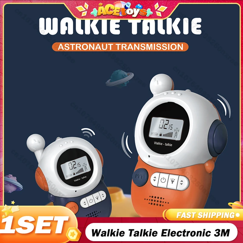 

2PCSKids Walkie Talkie Electronic Toys Children Spy Gadgets Baby Radio Phone 3km Range Christmas Birthday Gift For Boys Girls