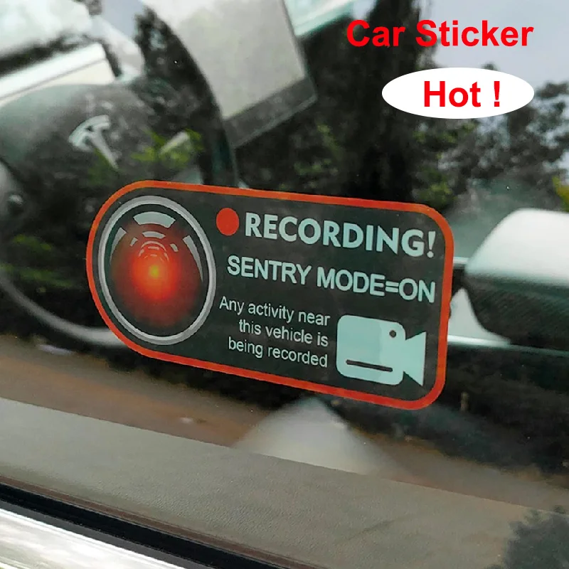 Auto-Fensteraufkleber mit Recorder-Logo für Tesla, BMW, Benz, Hyundai, Honda, Toyota, Lexus, Ford, Kia, Renault, Peugeot, Audi Zubehör