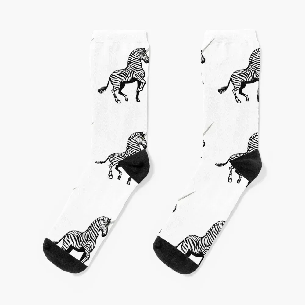 

Zebra-Corn Socks winter golf football luxury Ladies Socks Men's