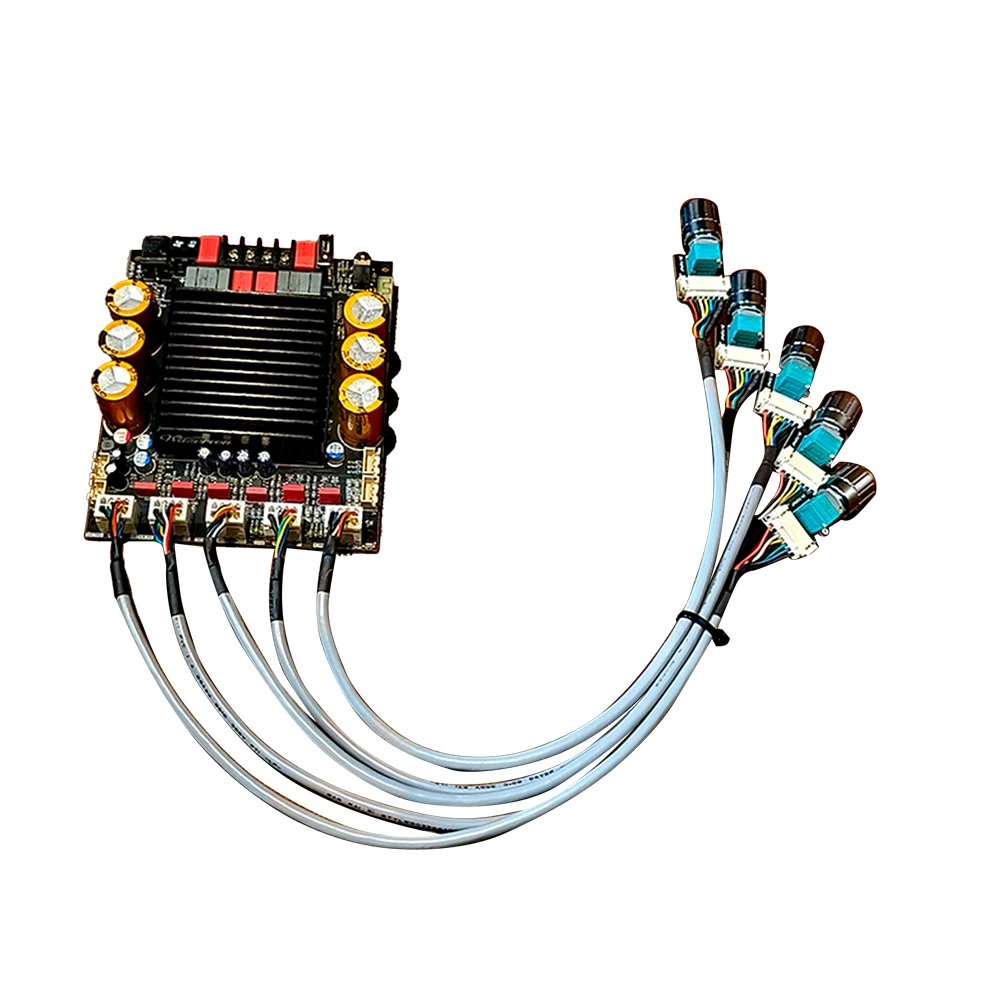 

ZK-SUB600 Class-D Power Amplifier Bluetooth Amplifier Board with Subwoofer Extension TPA3255 2.0 300W + 300W Subwoofer DC 18-50V