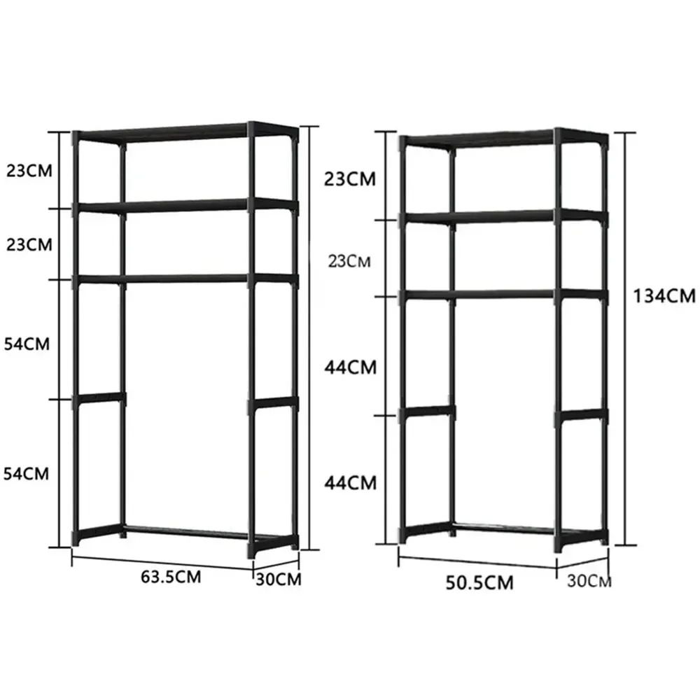 Over The Toilet Storage Rack Multilayer Perforation-Free Washing Machine Shelf Multi-Functional Toilet Simple Storage Cabinet