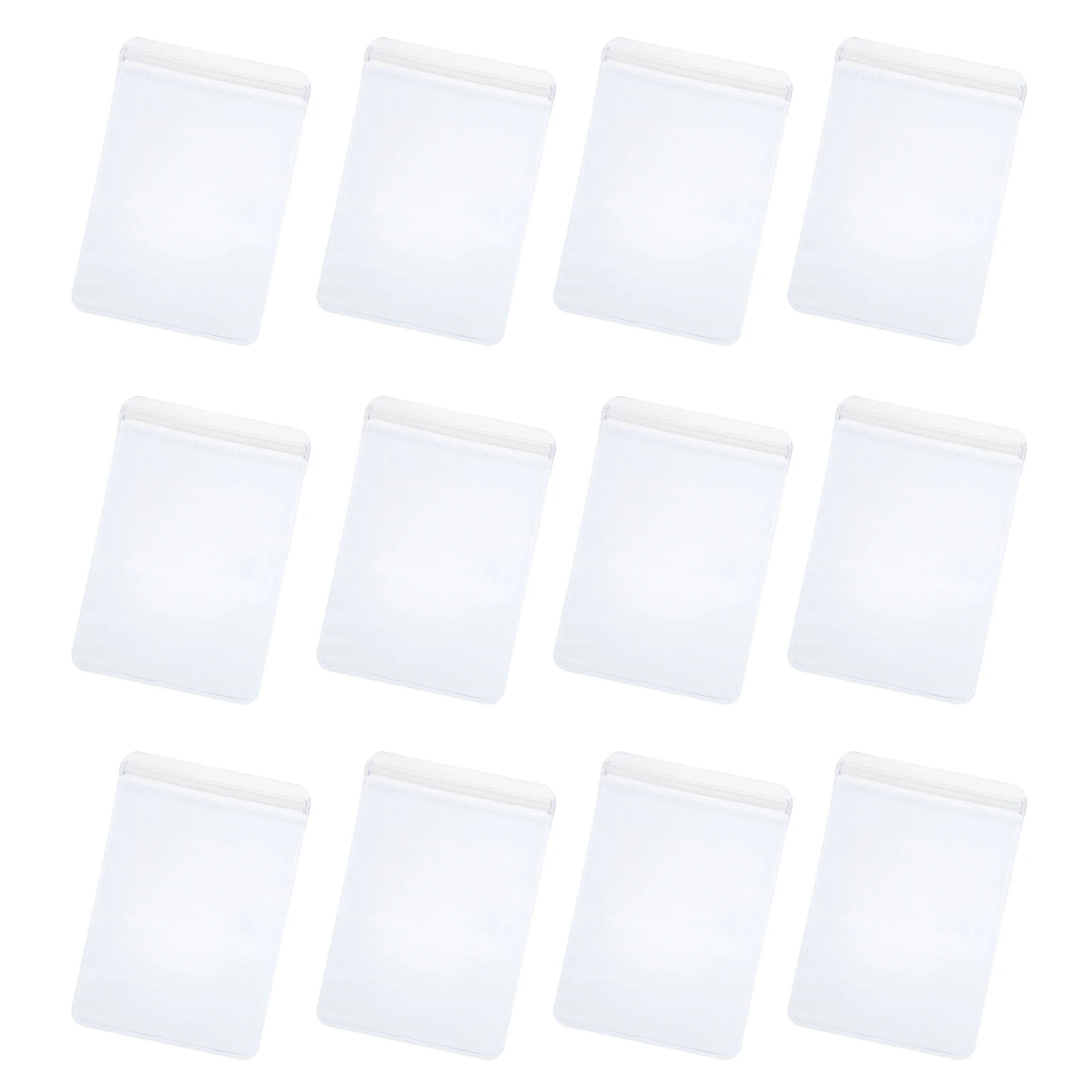 

200pcs Jewelry Storage Bag Sealable Earrings Small Zipper Clear Transparent Plastic Pouch Photos Craft Storage Lightweight