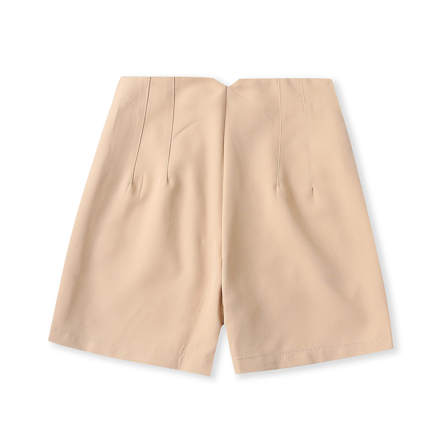 High Waist Short Pants Summer New Style Women's Commute Versatile Slimming Diagonal Pocket Casual Pants Ladies Fashion