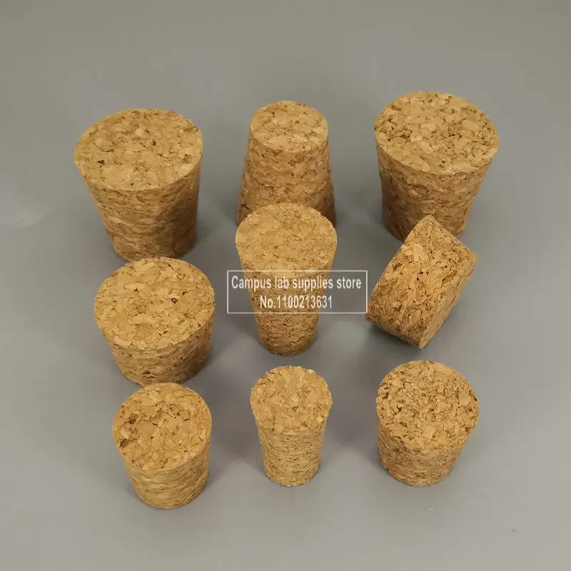 5pcs/lot (Top Diameter 32mm-83mm) Laboratory Pudding Bottle Stopper or Wooden Cork  Chemistry Accessories