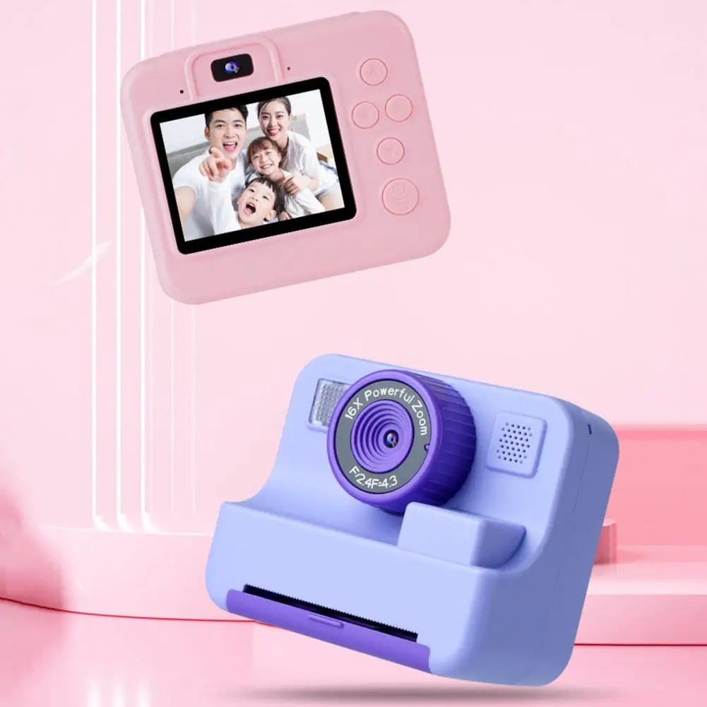 Appareil photo portable à impression instantanée pour enfants, appareil photo avec écran, ensemble de stylos à documents, format compact, 40AJClarity